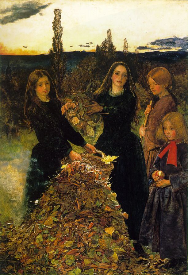 Autumn Leaves by John Everett Millais